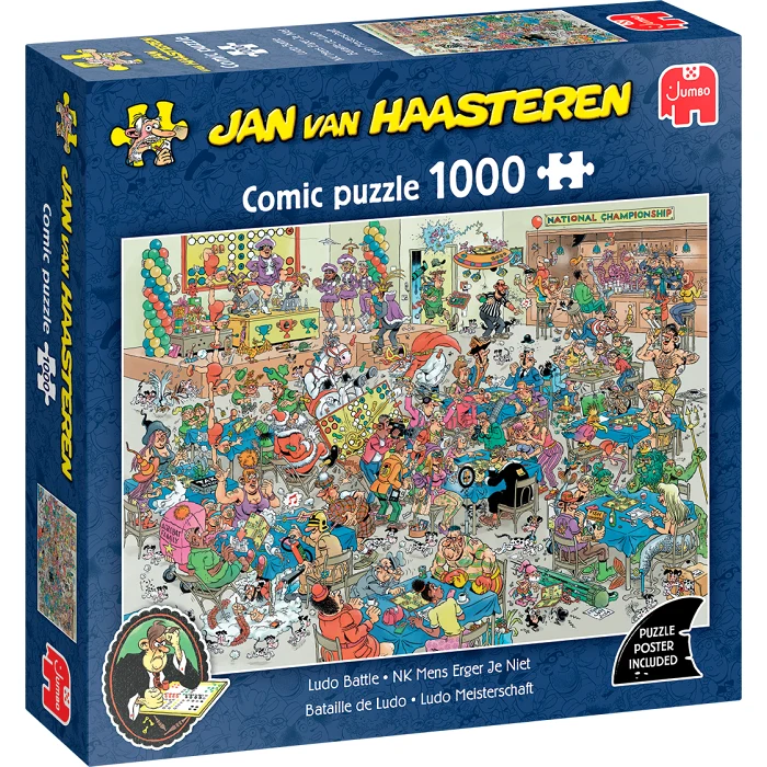 Pussel Ludo Battle 1000 bitar Jan van Haasteren