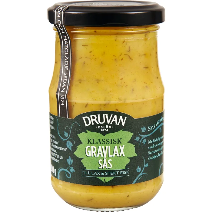 Gravlaxsås 200g Druvan