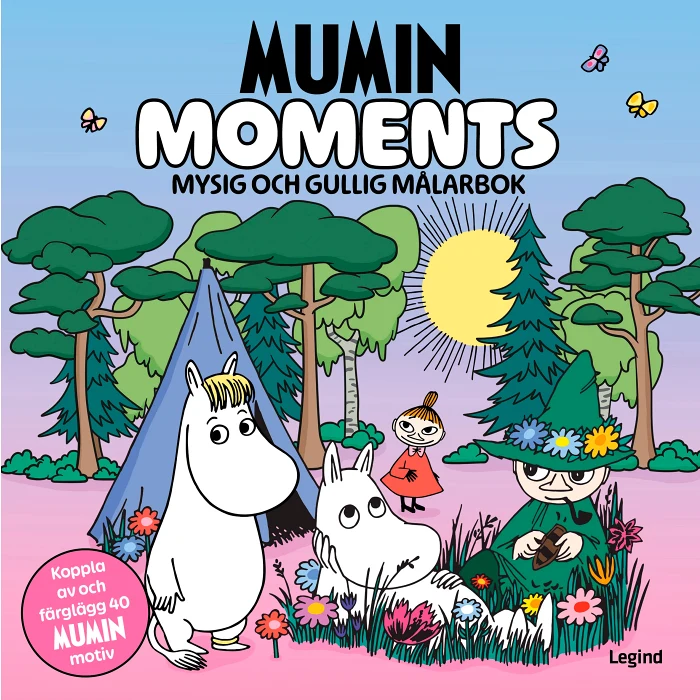 Mumin Moments : Mysig och gullig Cozy Coloring målarbok