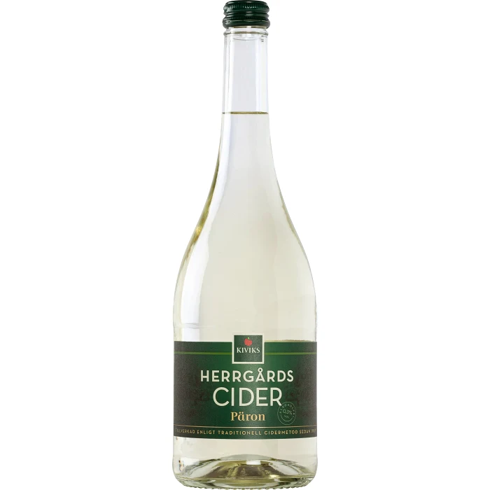 Cider Herrgårdscider Päron 0,3% 75cl Kiviks