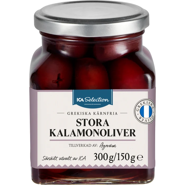 Kalamonoliver stora 300g ICA Selection