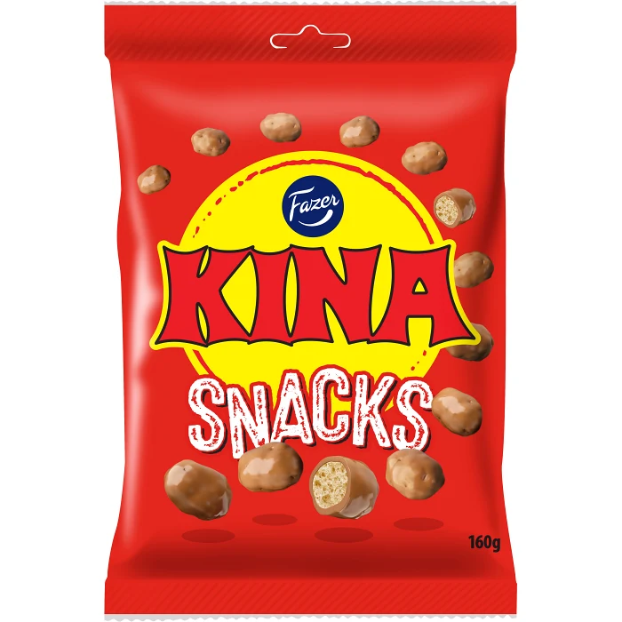 Kina Röd Snacks 160g Fazer