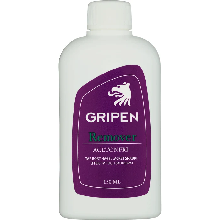 Nagellacksremover Acetonfri 150ml Gripen