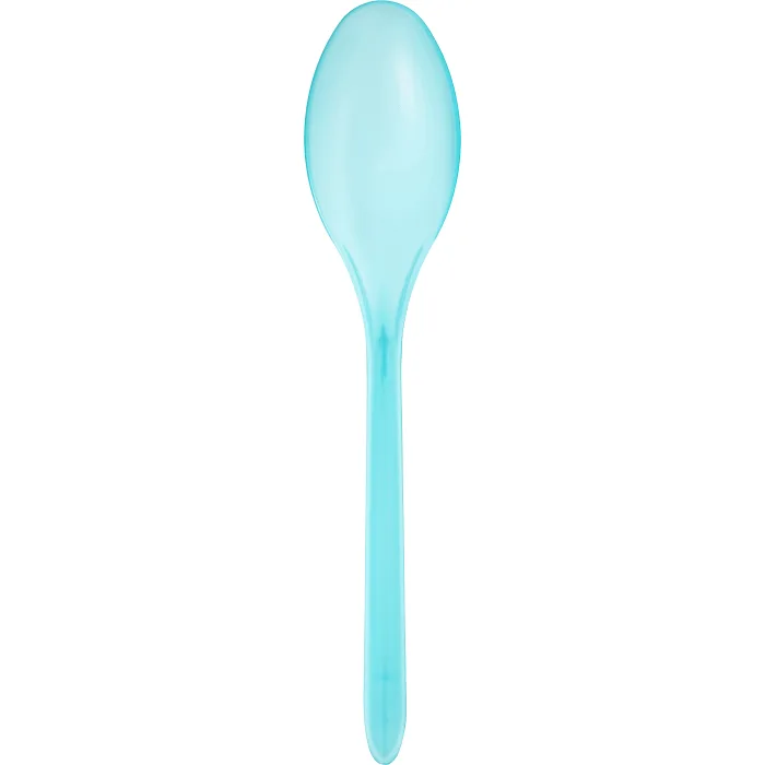 Flergångssked plast turkos 14-p ICA