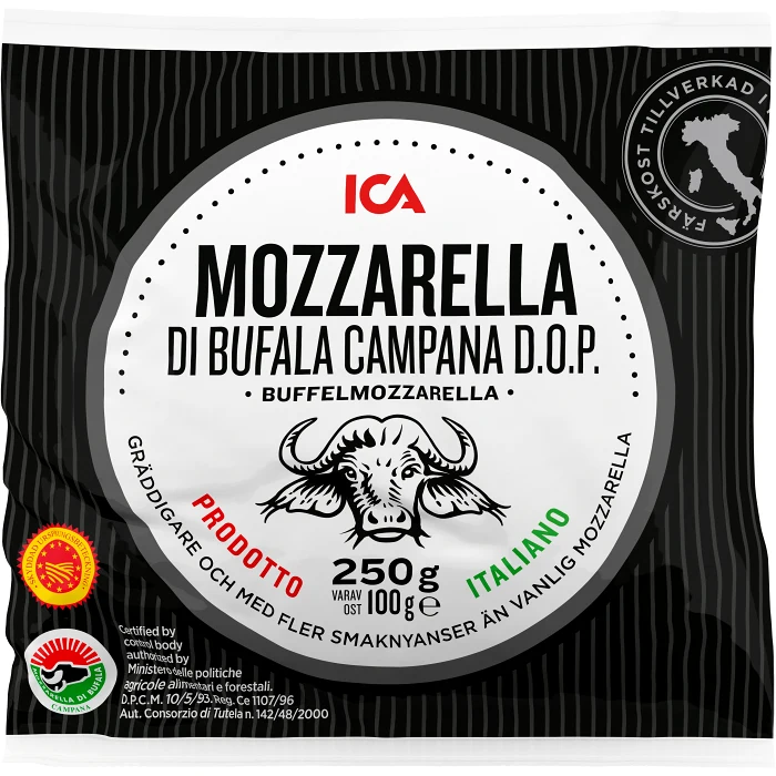 Mozzarella di Bufala D.O.P 100g ICA