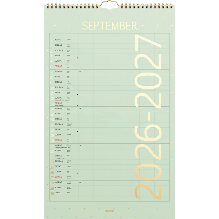 Familjekalender 26/27 Color