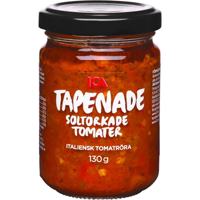 Tapenade av Soltorkade tomater 130g ICA