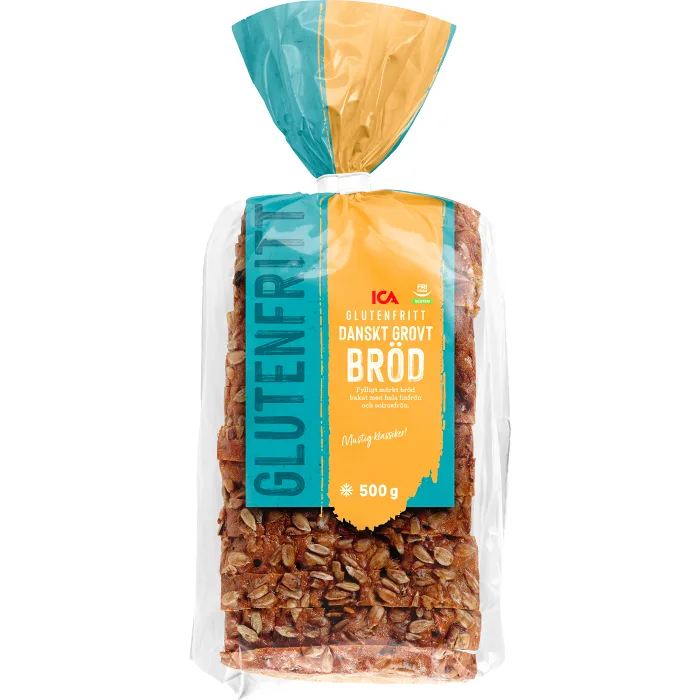Danskt Grovt Bröd Glutenfri 500g ICA