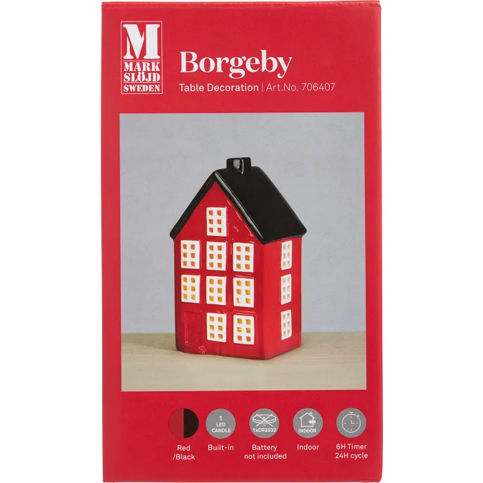 Dekorationshus LED Borgeby Markslöjd
