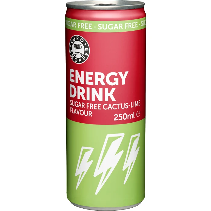 Energidryck Cactus & Lime Sockerfri 25cl Euro Shopper