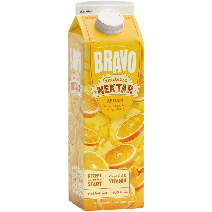 Nektar Apelsin 1l Bravo