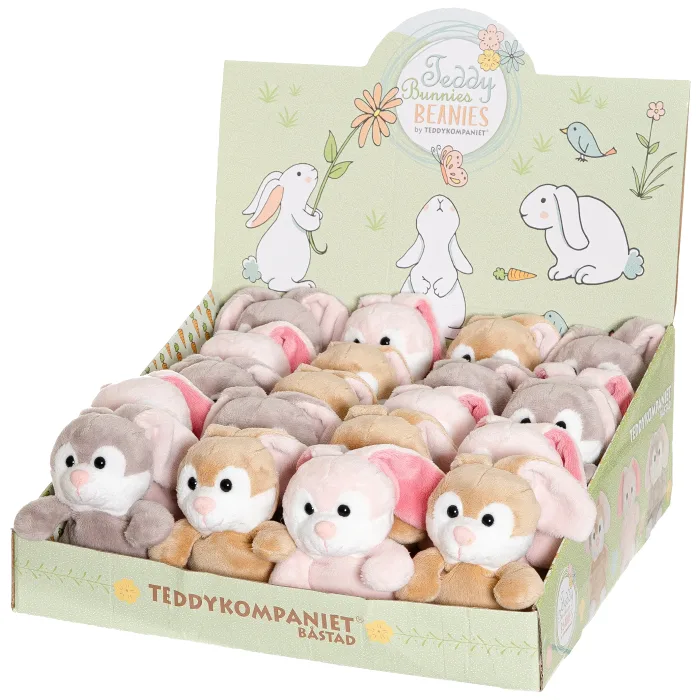 Kanin Bunnies Beanies 12cm 1-p Teddykompaniet