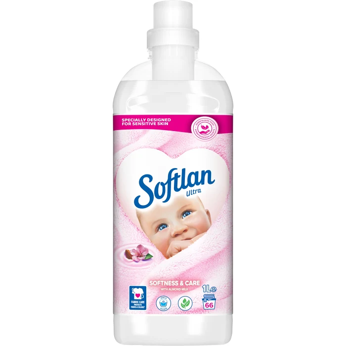Sköljmedel Softness and Care 1l Softlan