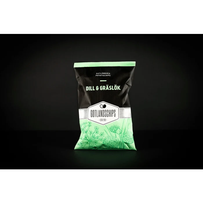 Potatischips Dill & gräslök 150g Gotlandschips