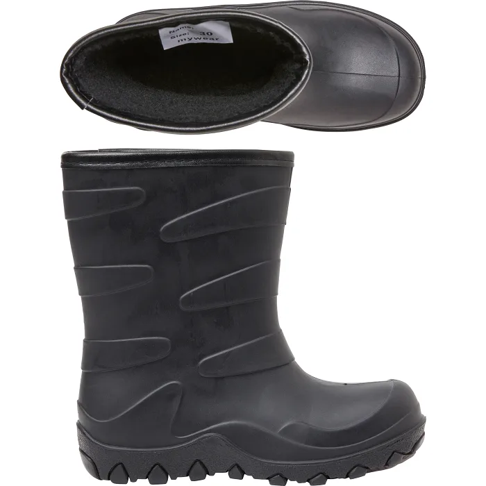 Varmfodrad Stövel svart stl 22 mywear