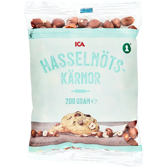 Hasselnötskärnor 200g Ica