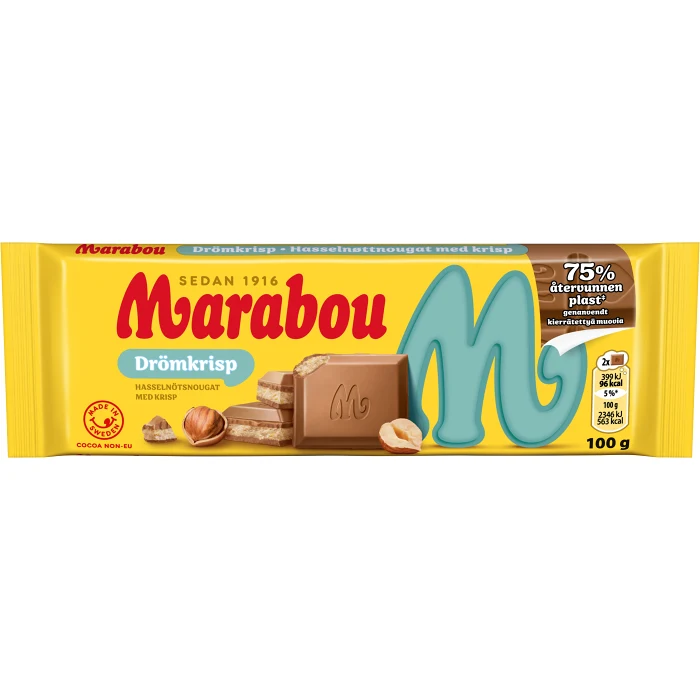 Chokladkaka Drömkrisp 100g Marabou