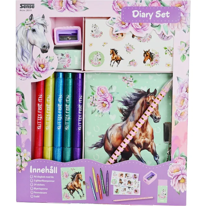 Dagbok Hästmotiv Sense