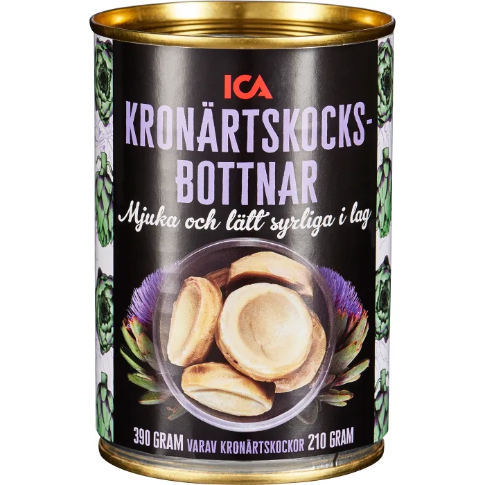 Kronärtskocksbottnar 390g ICA