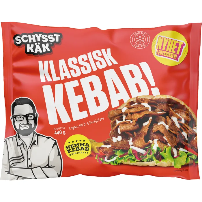 Klassisk kebab 440g Schysst käk