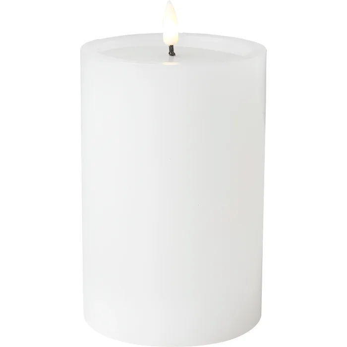 LED Blockljus vit H15cm ICA