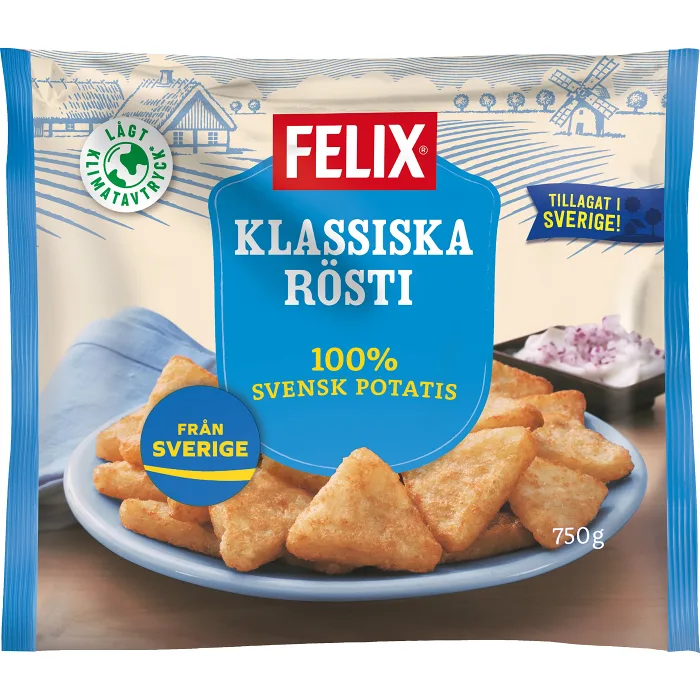 Klassiska rösti Fryst 750g Felix