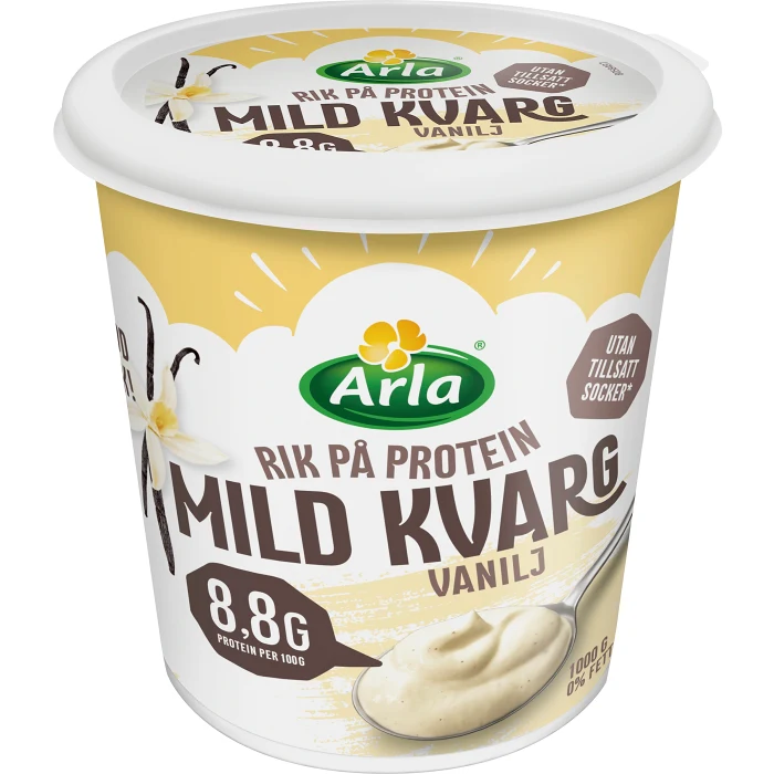 Mild Kvarg Vaniljsmak 0,2% 1000g Arla®