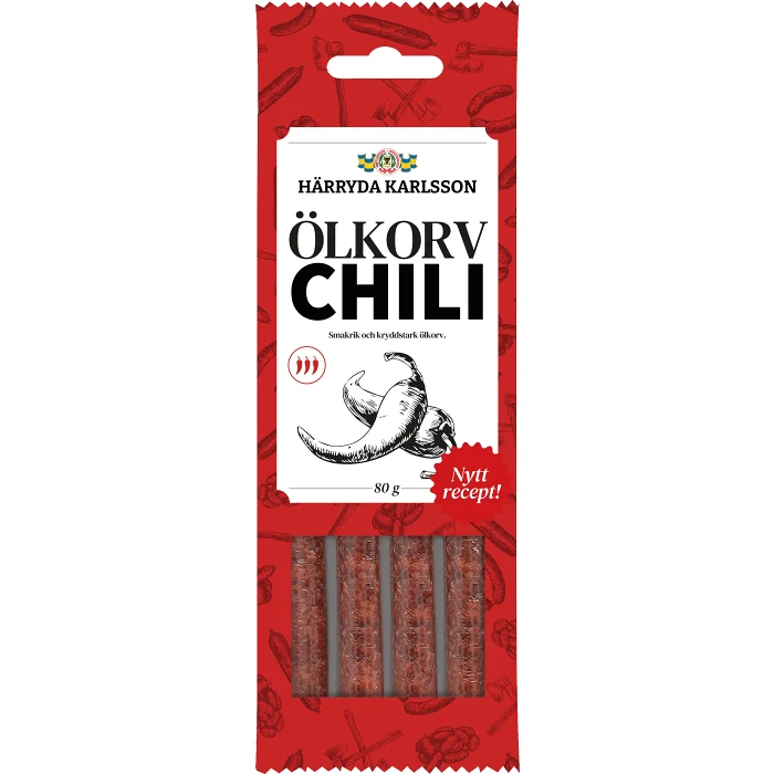 Ölkorv Chili 80g Härryda Karlsson