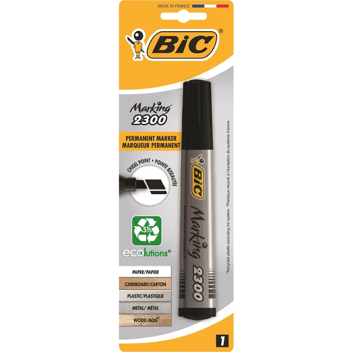 Textpenna Svart 5,5mm Bic