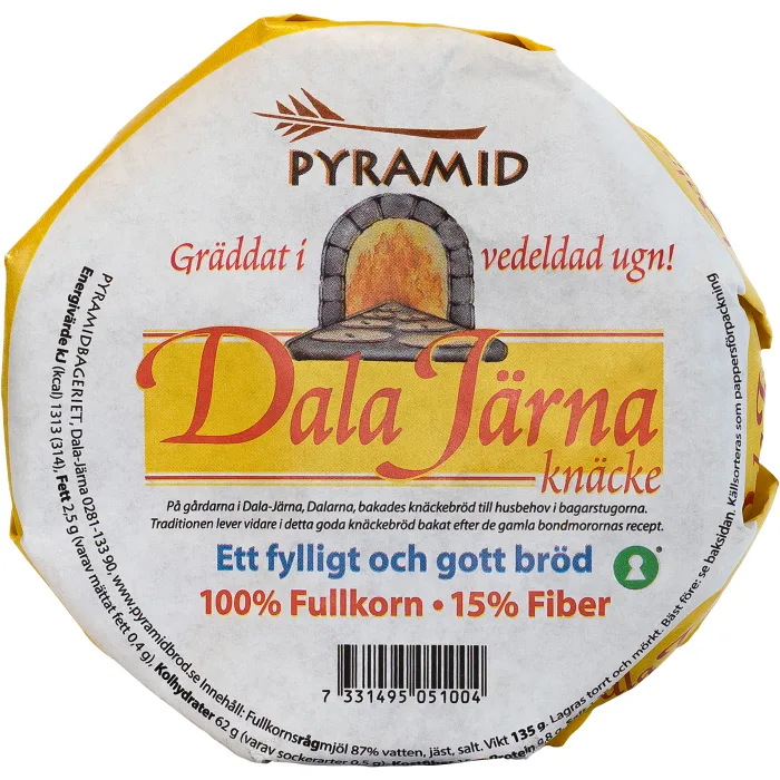 Knäckebröd Fullkorn 135g Pyramidbageriet