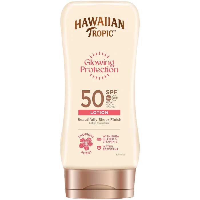 Solskydd Glowing Protection Lotion SPF50 170ml Hawaiian Tropic