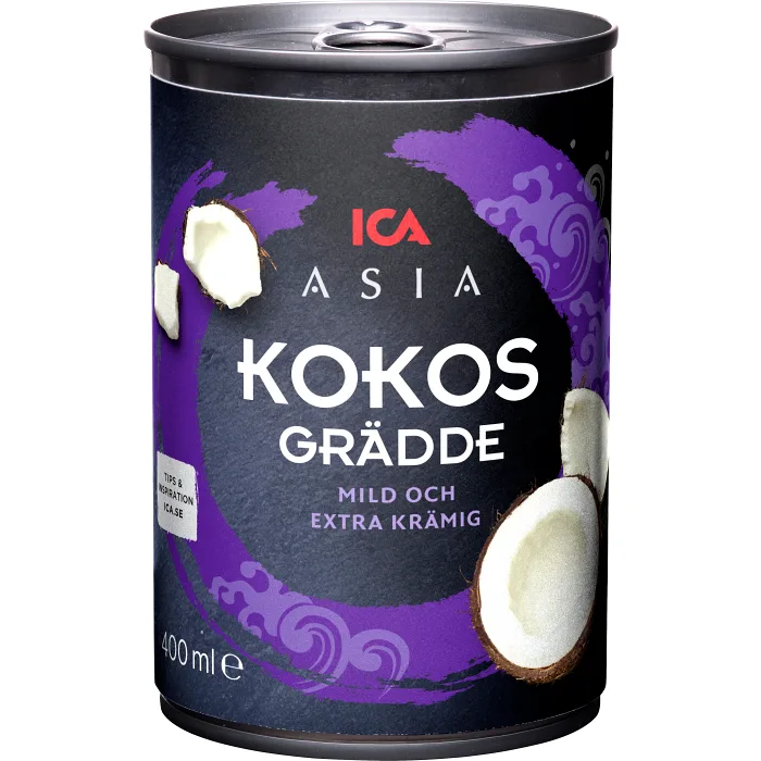 Kokosgrädde 400ml ICA Asia