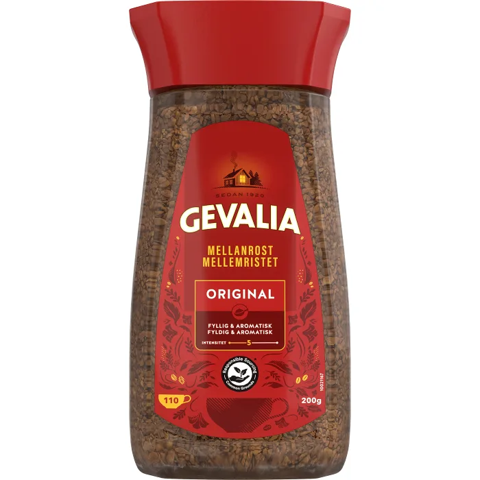 Snabbkaffe Original Mellanrost 200g Gevalia