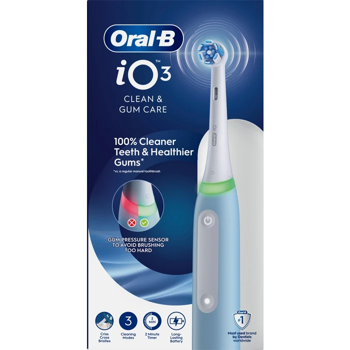 Eltandborste iO3 blå TC Oral-B