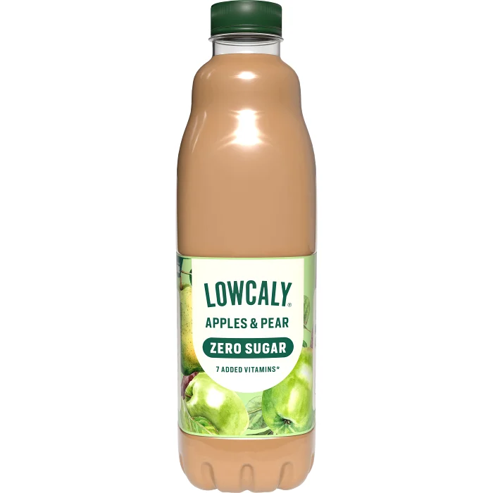 Frukostdryck Äpple & Päron Sockerfri 1000ml Lowcaly
