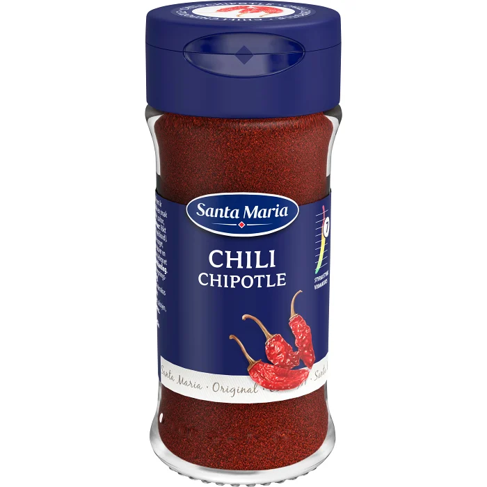 Chilipeppar Chipotle 33g Santa Maria