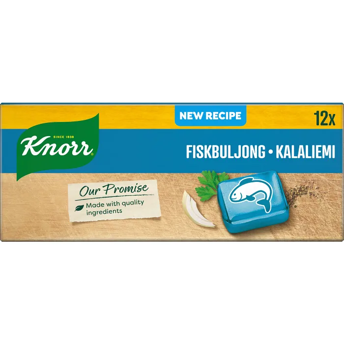 Fiskbuljongtärningar 12-p 6l Knorr