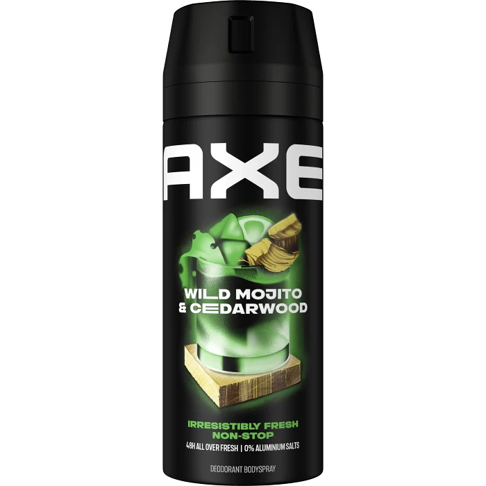 Deodorant 48h Body Spray Wild Mojito Cedarwood 150ml AXE