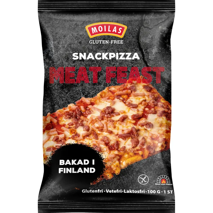 Snackpizza Meat feast Glutenfri 100g Moilas