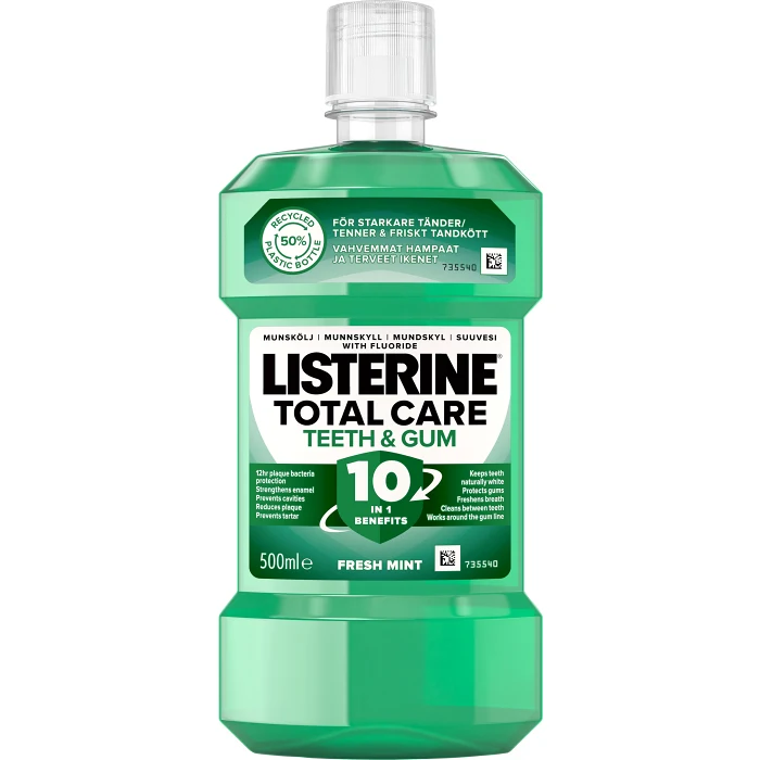 Munskölj Teeth & gum defence fluor 500ml Listerine
