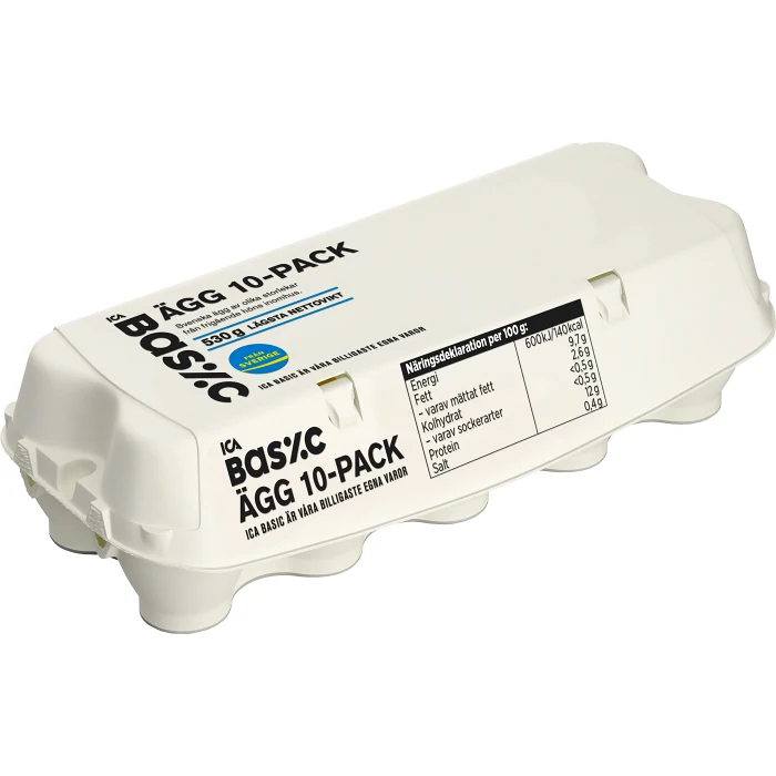 Ägg 10-p ICA Basic