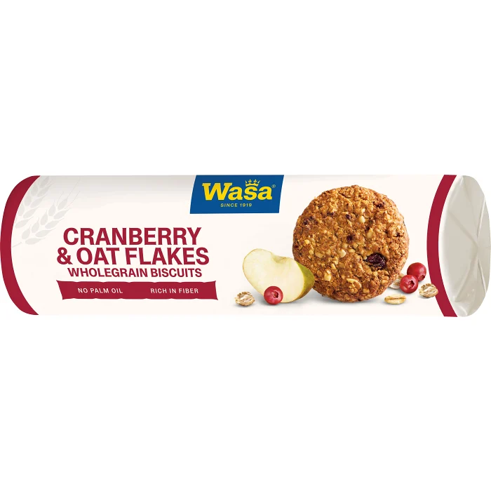 Kakor Cranberries & Oat Flakes 250g Wasa