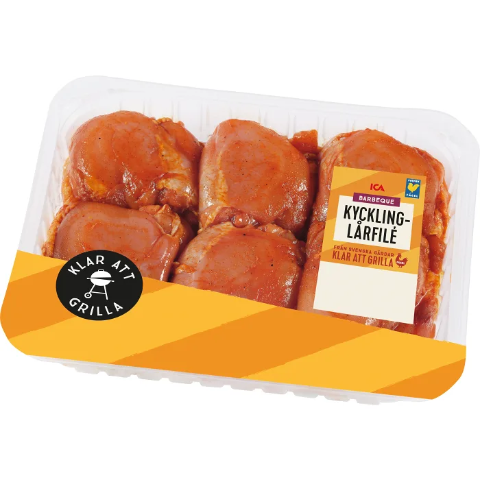 Kycklinglårfilé Färsk BBQ 700g ICA