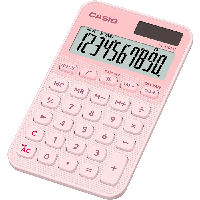 Miniräknare Casio SL-310YC rosa