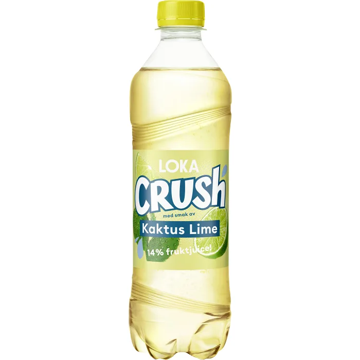 Kolsyrad fruktdryck Kaktus/Lime 50cl Loka Crush