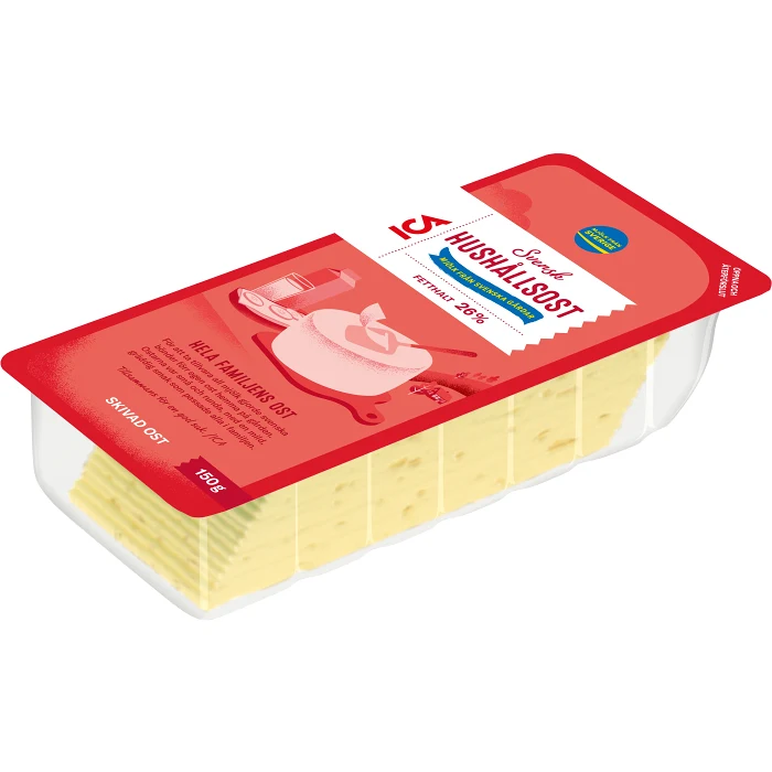 Ost Hushåll 26% skivad 150g ICA