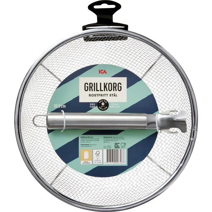 Grillkorg Avtagbart handtag