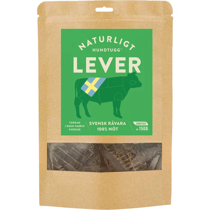 Hundtugg Nötlever 150g Naturligt