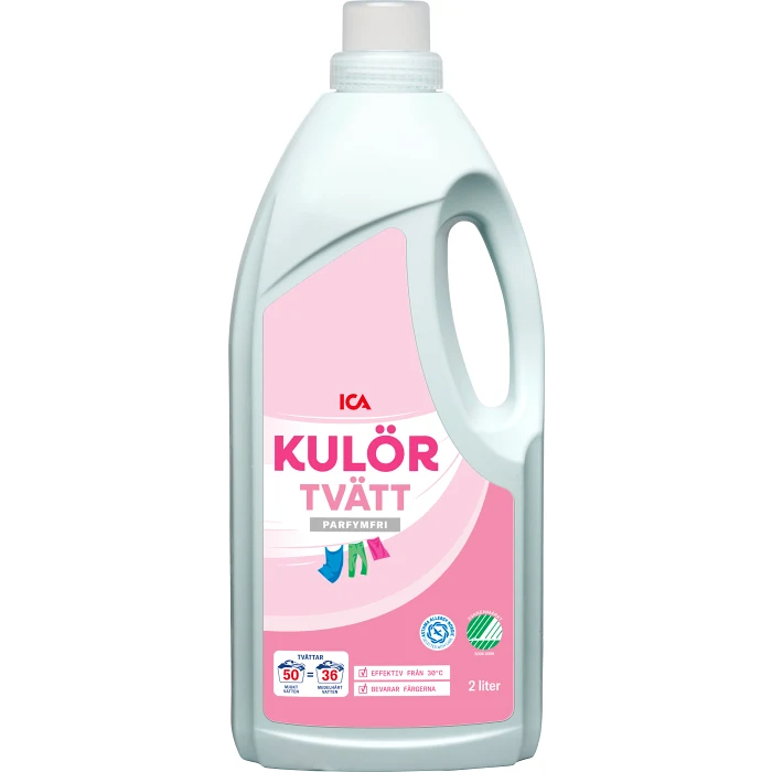 Kulörtvätt flytande 2l ICA