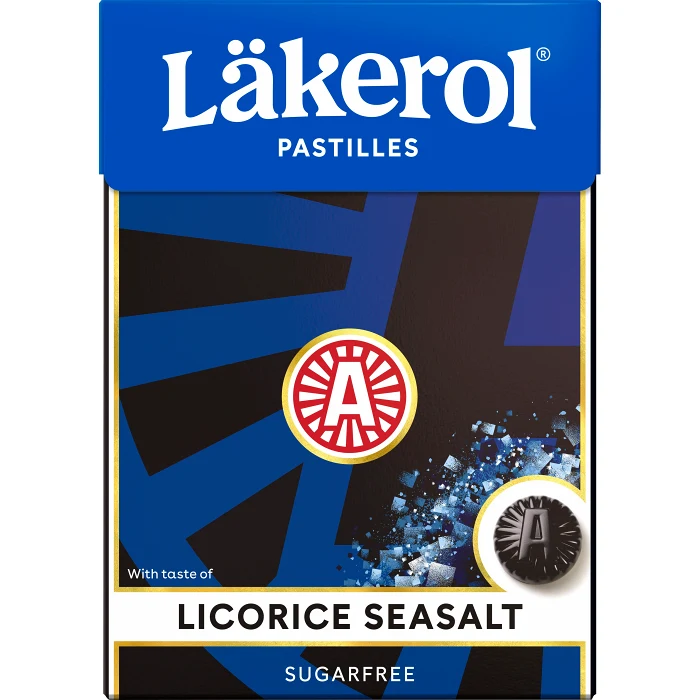 Halstabletter Seasalt Sockerfri 75g Läkerol